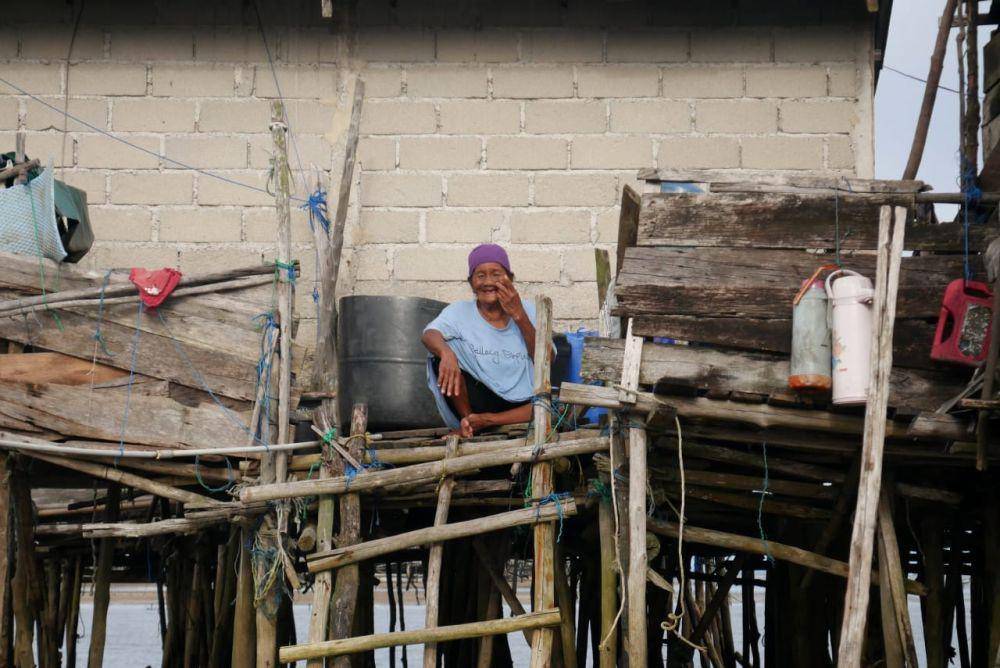 Nenek Kancil (80), generasi pertama Suku Laut di Kawal Laut, Bintan, Provinsi Kepulauan Riau (IDN Times/Putra Gema Pamungkas)