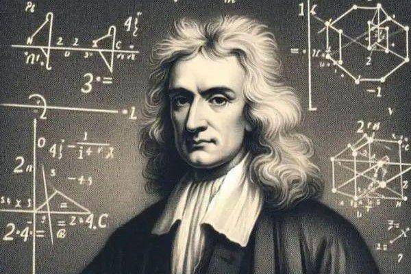 Ilustrasi fakta menarik tentang penemuan dan kepribadian Isaac Newton. (Pinterest/matematiksel.org)