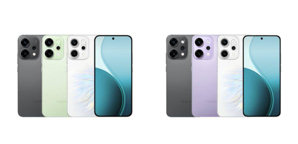 tiga opsi warna OPPO Reno14 (kiri) dan OPPO Reno14 Pro (kanan) (oppo.com)