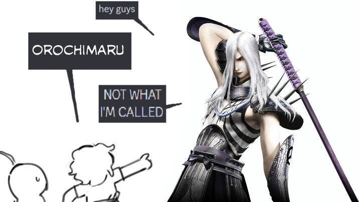 Meme not what I'm called dengan model Akechi Mitsuhide Sengoku Basara