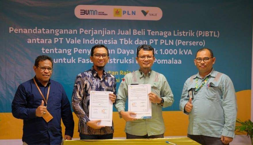 Kerjasama PT Vale Indonesia dan PT PLN (instagram.com/ptvaleindonesia)