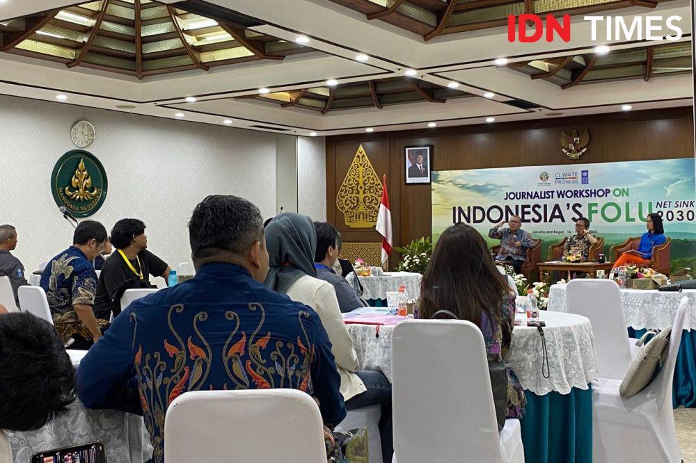 Kemenhut Gelar Workshop Jurnalis untuk Dukung FOLU Net Sink 2030