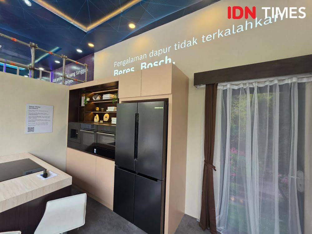 Instalasi “Beres, Bosch. Experience Booth” di Mall Sarinah, Jakarta. 15 Mei 2025. (IDN Times/M. Tarmizi Murdianto)