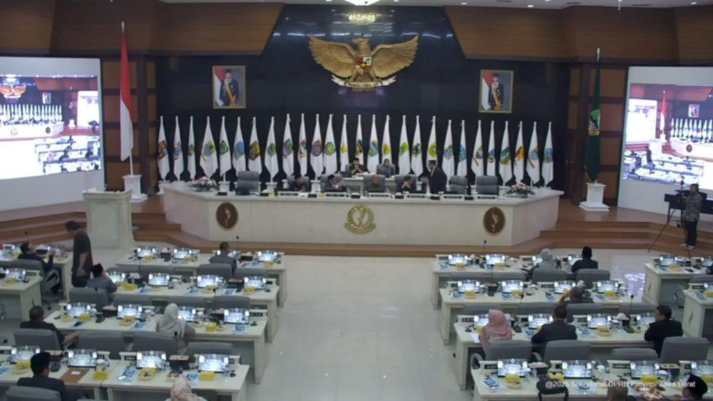 Sidang Paripurna DPRD Jawa Barat. Dok/Istimewa