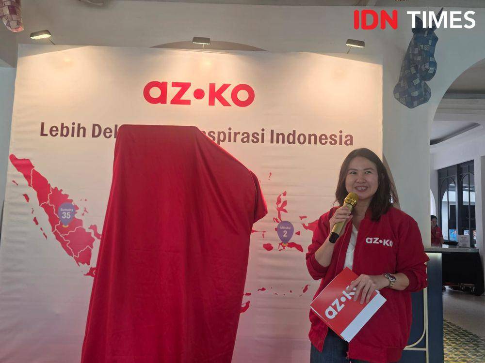Press Conference Peluncuran Kampanye Toko AZKO ke-250 di Kota Sorong yang berlangsung di Txoko Senopati, Jakarta. 16 Mei 2025. (IDN Times/M. Tarmizi Murdianto)