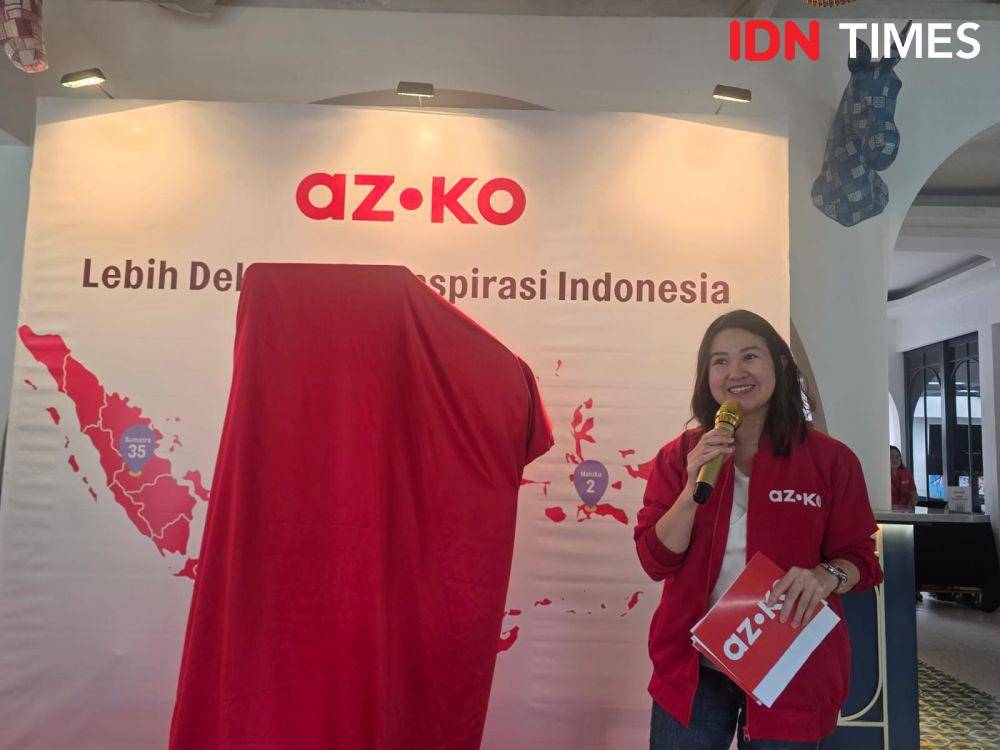 Press Conference Peluncuran Kampanye Toko AZKO ke-250 di Kota Sorong yang berlangsung di Txoko Senopati, Jakarta. 16 Mei 2025. (IDN Times/M. Tarmizi Murdianto)