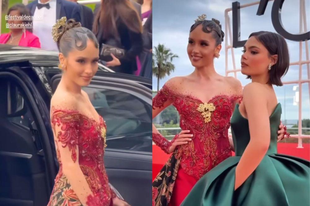 7 Potret Cinta Laura di Cannes Film Festival 2025, Ayu Berkebaya