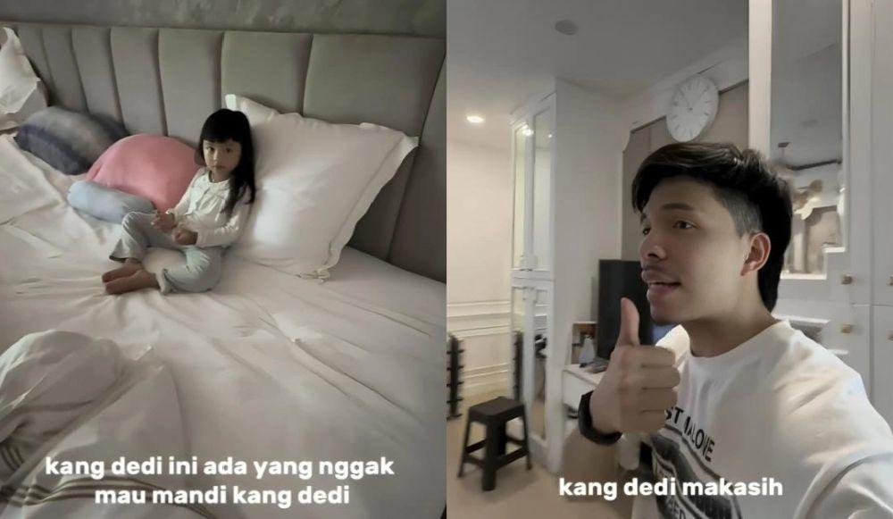 7 Potret Ameena Dilaporkan ke Dedi Mulyadi, Langsung Gercep Mau Mandi!