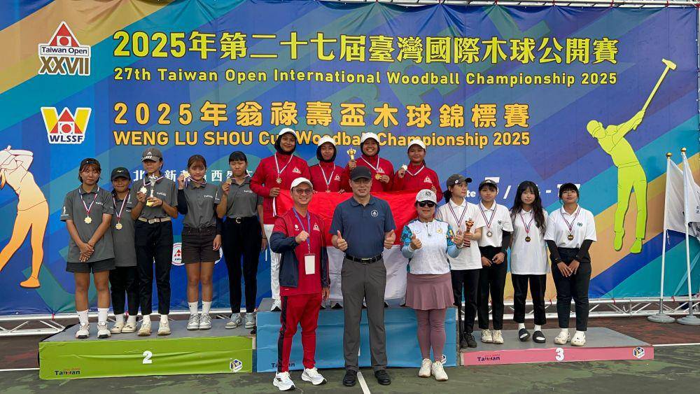 Tim Woodball Indonesia di Taiwan Open 2025. (Dok. NOC Indonesia)