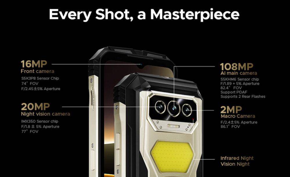 potret kamera Doogee V Max S 5G (doogee-shop.cz)