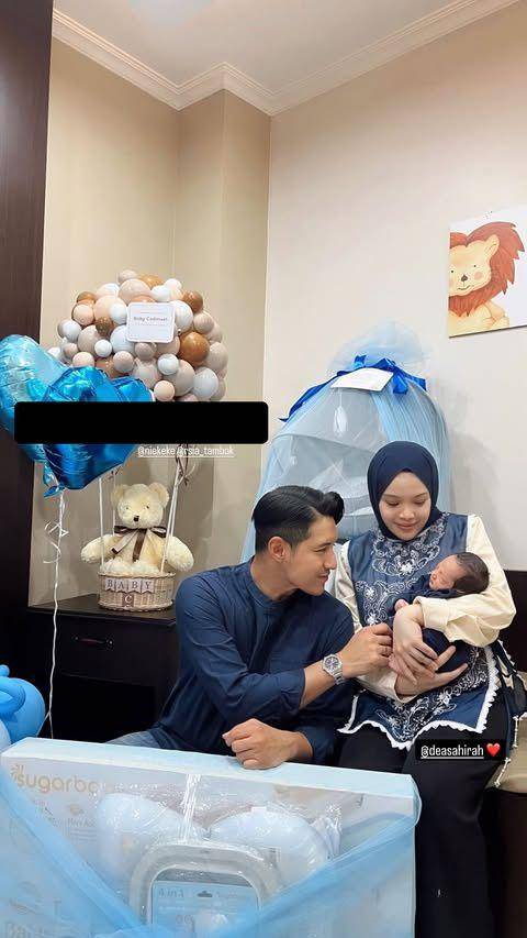 potret perdana anak Chand Kelvin (instagram.com/nafaspertama)