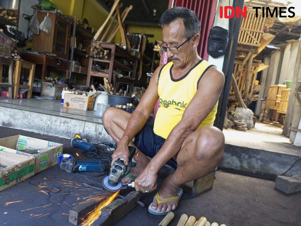Jelang Iduladha, Perajin Pisau di Bantul Keluhkan Sepi Pesanan