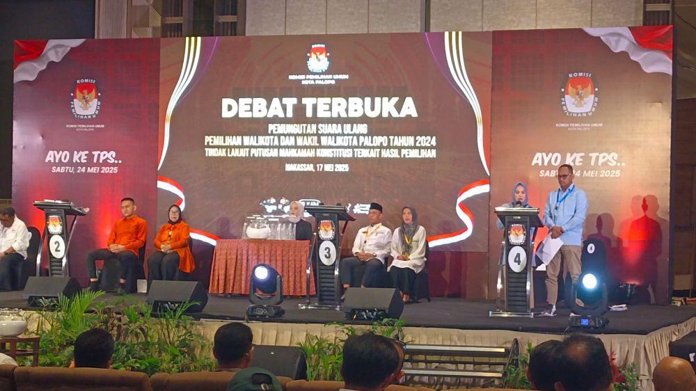 Kandidat Wali Kota Palopo Adu Gagasan dalam Debat Terbuka di Makassar