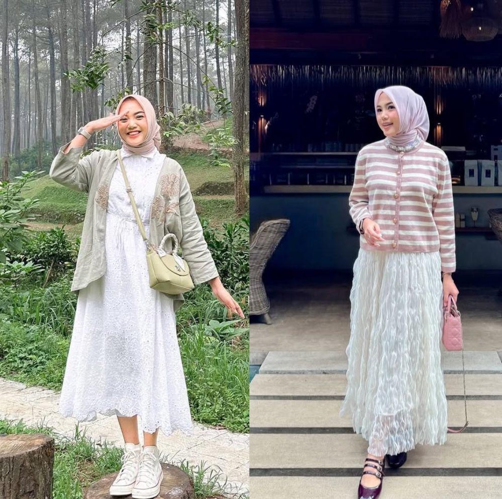 7 Inspirasi OOTD Outfit Liburan ala Almineta Azzahra, Playful!