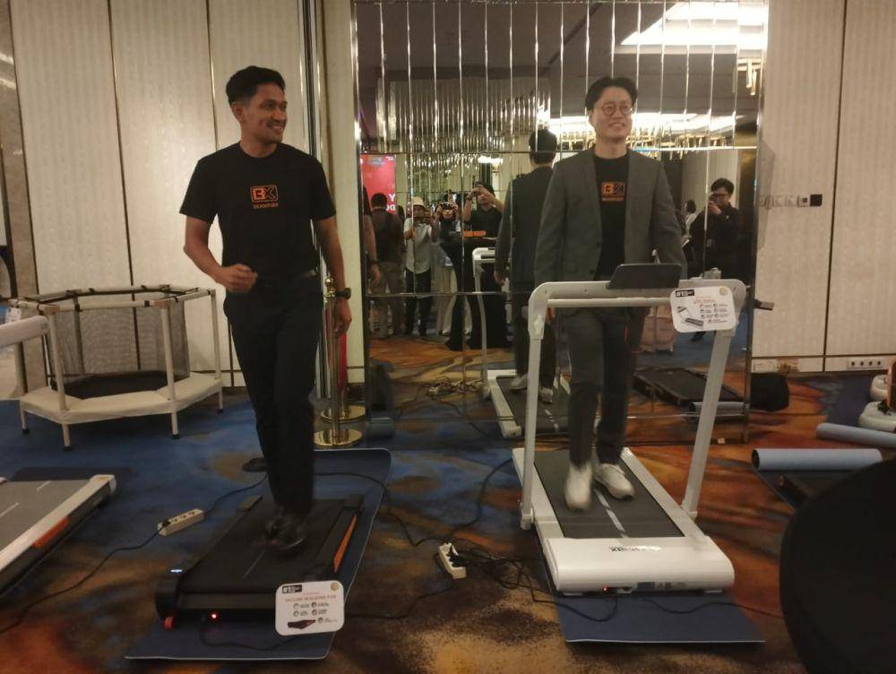 Suasana jumpa pers Ibnu Jamil dan Bodimax (Dok.Bodimax)