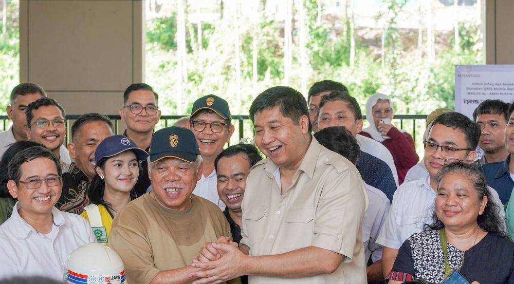 Kepala OIKN, Basuki Hadimuljono menyambut rombongan Kementerian PKP pada Sabtu (17/5/2025). ( Biro Kompu Balai P3KP Kalimantan II)
