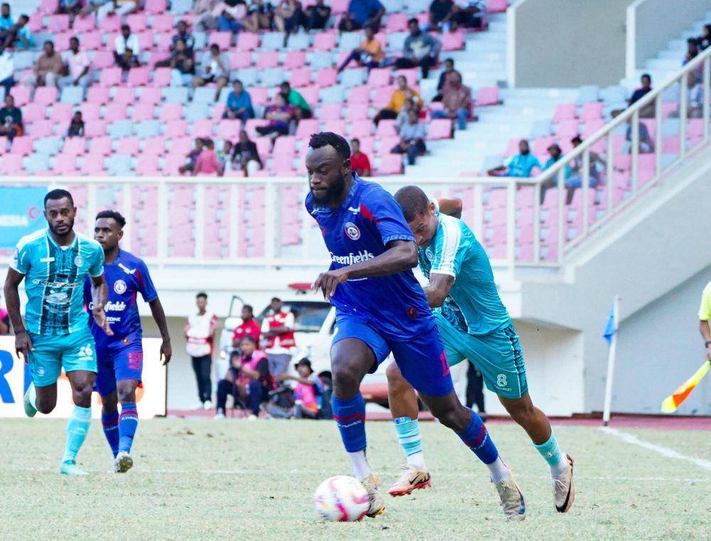 PSBS Biak Vs Arema FC di Stadion Lucas Enembe. (Dok. Media Officer Arema FC)