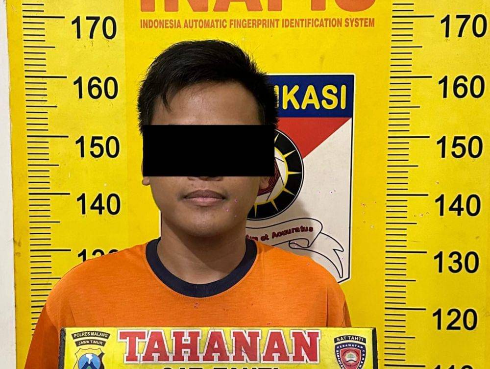 Muhammad Fikri (26), pelaku pembunuhan mahasiswa di Gondanglegi. (Dok. Humas Polres Malang)