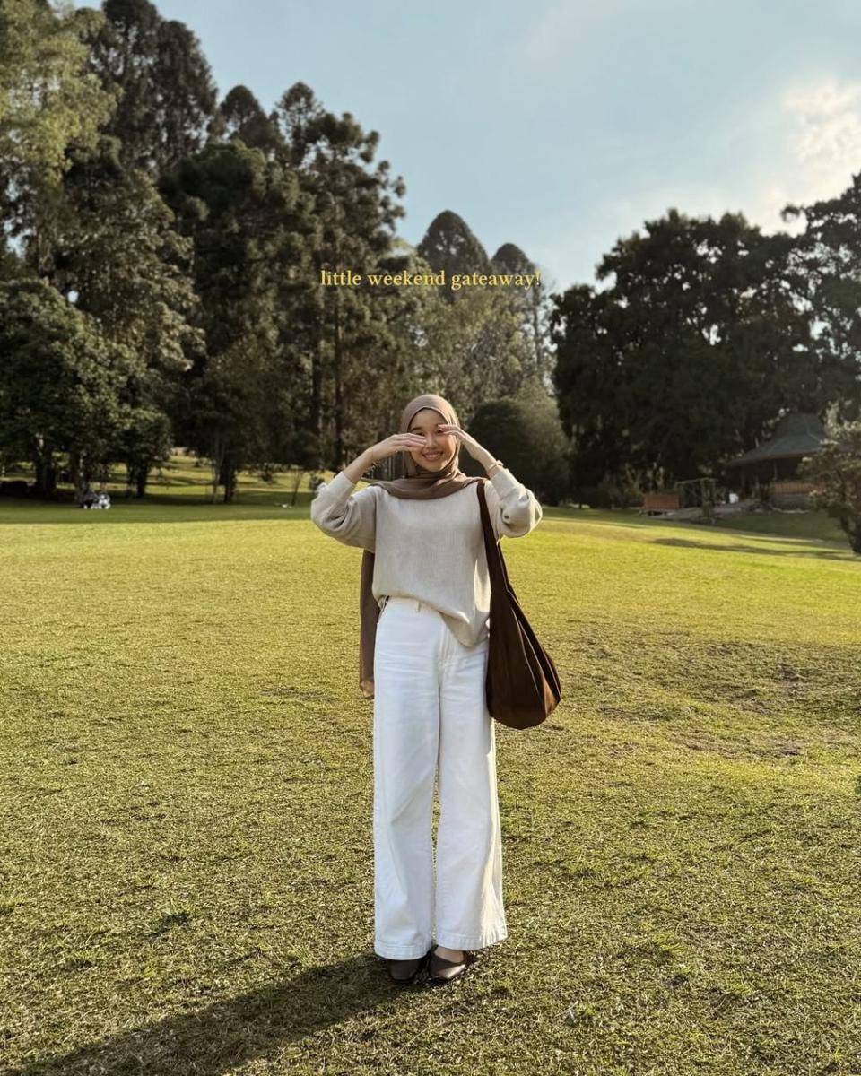 Inspirasi OOTD ala Pamela Agatha (instagram.com/pamelagatha)