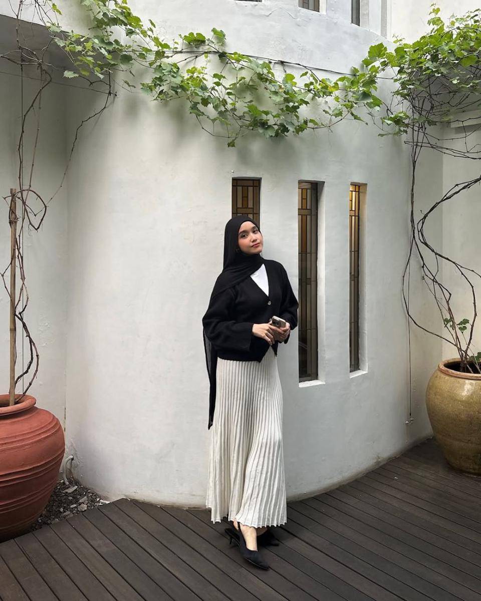 Inspirasi OOTD ala Pamela Agatha (instagram.com/pamelagatha)