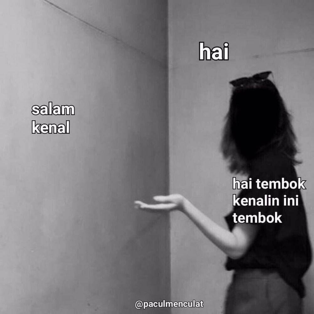 Meme Gak Punya Someone to Talk (x.com/ssandrafi)