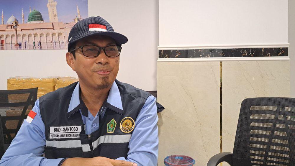 Anggota tim SKJHI sekaligus sebagai humas, Budi Santoso (Media Center Haji)