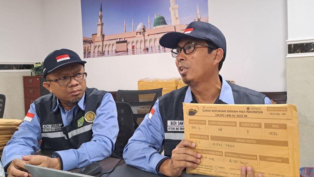 Anggota tim SKJHI sekaligus sebagai humas, Budi Santoso (Media Center Haji)