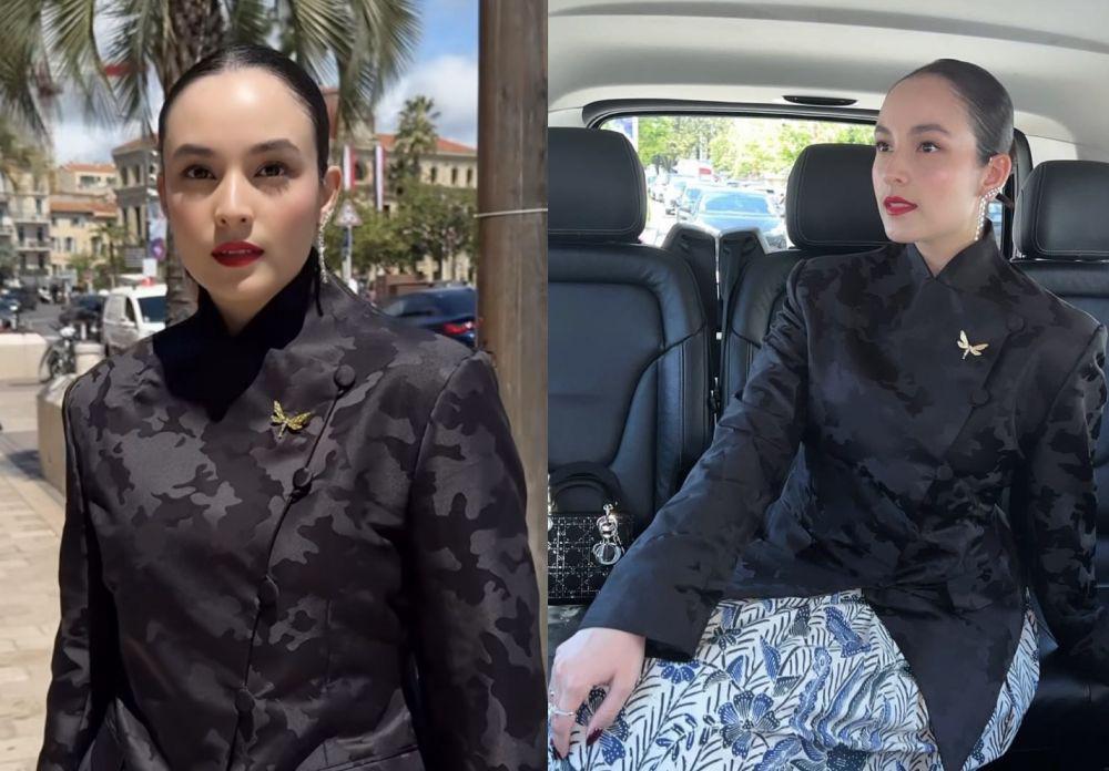 7 Potret Chelsea Islan di Cannes Film Festival 2025, Elegan Berbeskap