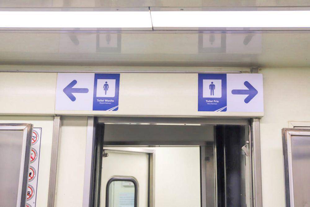 Potret toilet pria dan wanita di kereta api (x.com/keretaapikita)