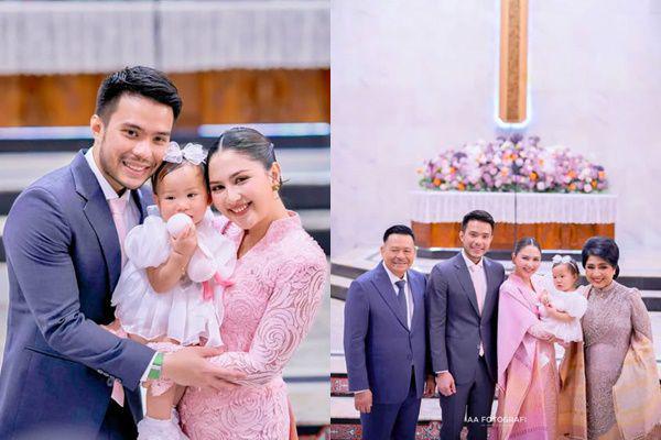 7 Potret Prosesi Baptis Kyarra, Anak Jessica Mila dan Yakup Hasibuan