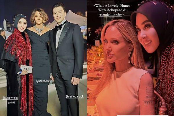 Syahrini di Hari Kedua Cannes Film Festival 2025, Sama Angelina Jolie