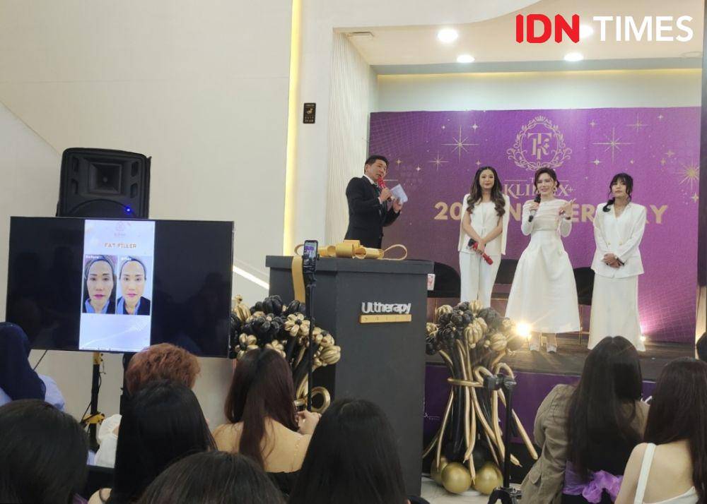 The Kliniix Plus menghadirkan 2 mesin sekaligus dari luar negeri dalam rangka Anniversary yang ke 20 tahun (IDN Times/Indah Permata Sari)