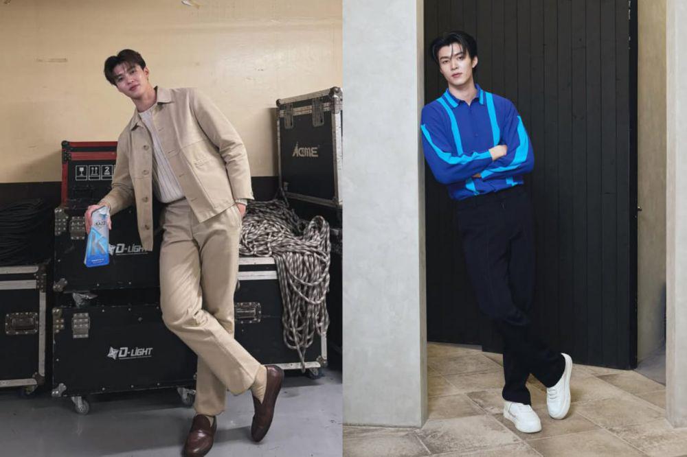 7 Ide Outfit Smart Casual ala Aktor Meen Nichakoon, Muted Elegance!