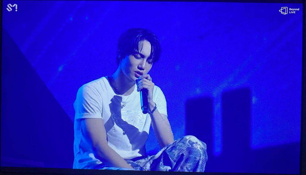potret seru konser online Kai EXO (dok. Beyond LIVE/SM Entertainment)
