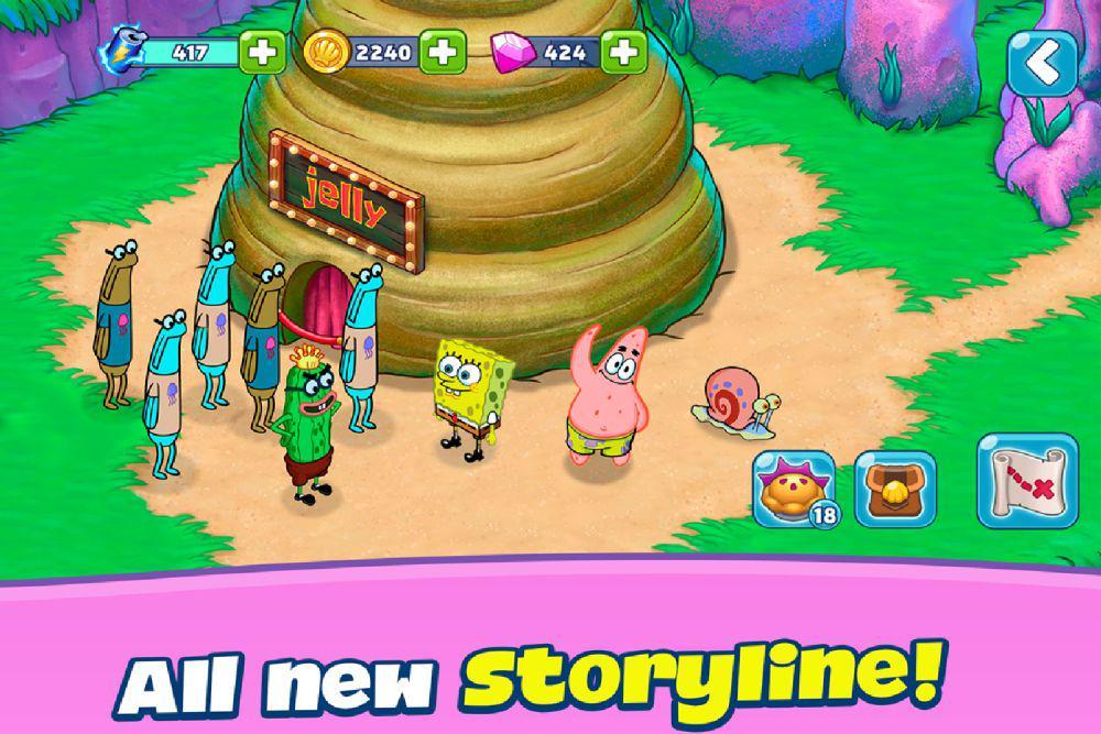4 Game Gratis SpongeBob SquarePants untuk iOS dan Android