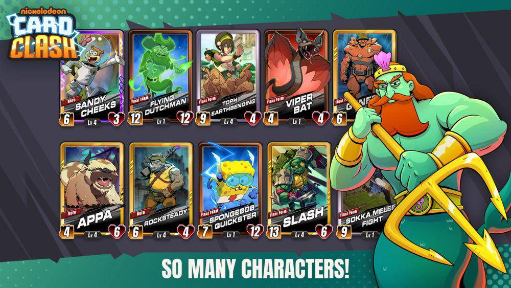 cuplikan gameplay Nickelodeon Card Clash (dok. Monumental LLC/Nickelodeon Card Clash)
