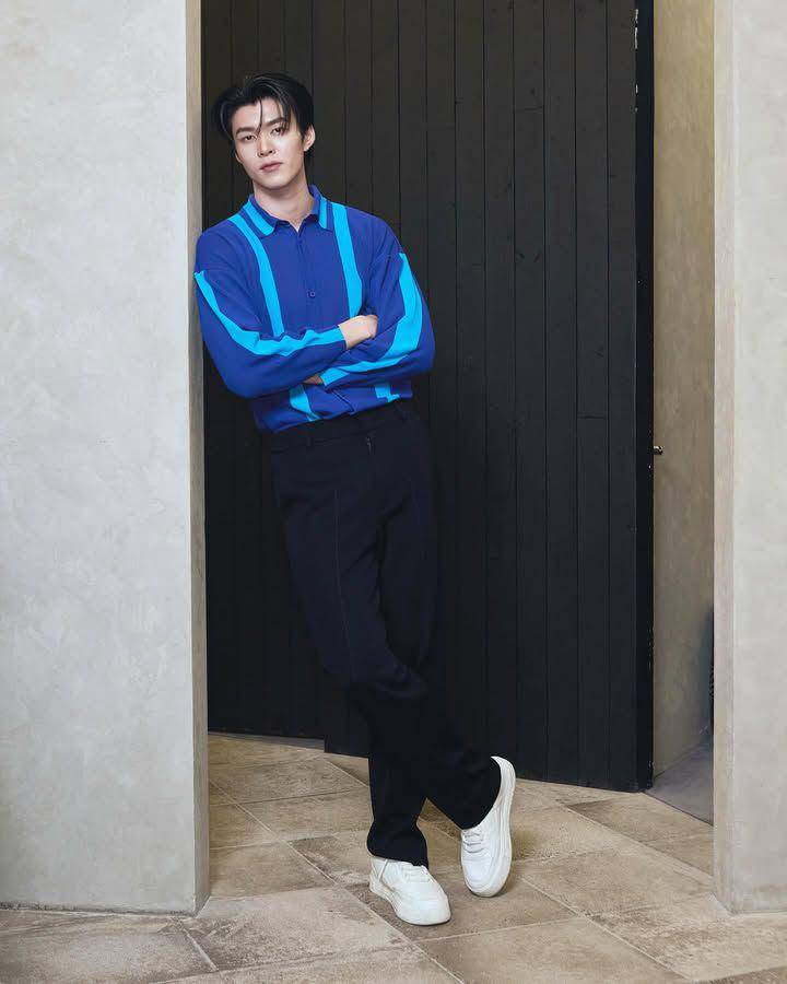 outfit smart casual ala Meen Nichakoon (instagram.com/meennicha8)