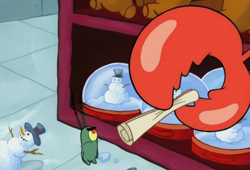 cuplikan Plankton iri (dok. Nickelodeon/SpongeBob SquarePants)