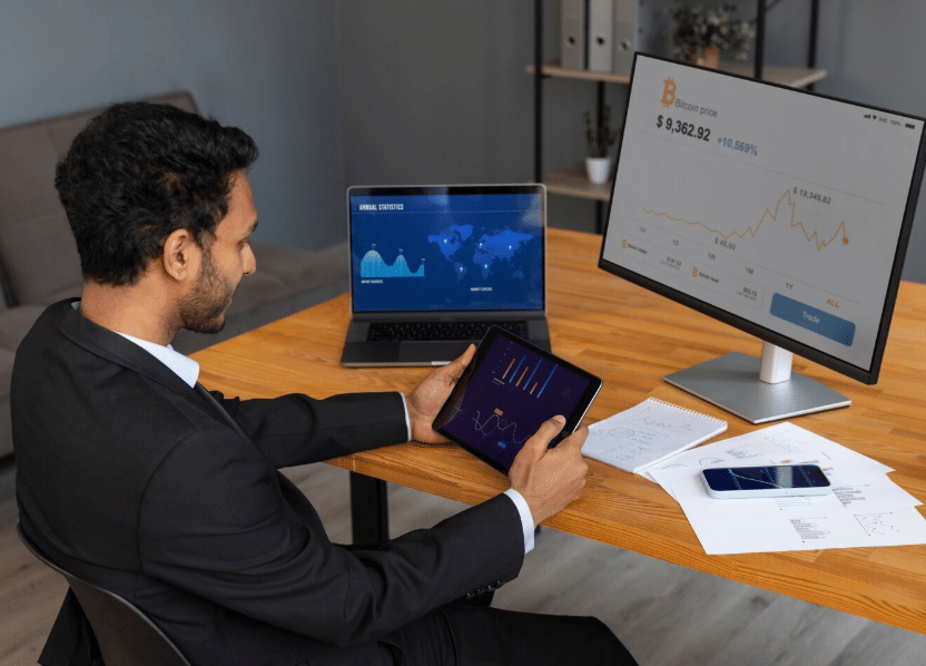 ilustrasi trader (freepik.com/freepik)