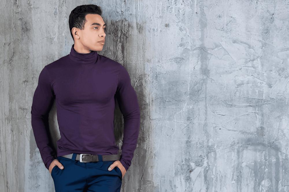 7 Tips Styling Turtleneck supaya Wajah Pria Terlihat Lebih Tirus, Cek!