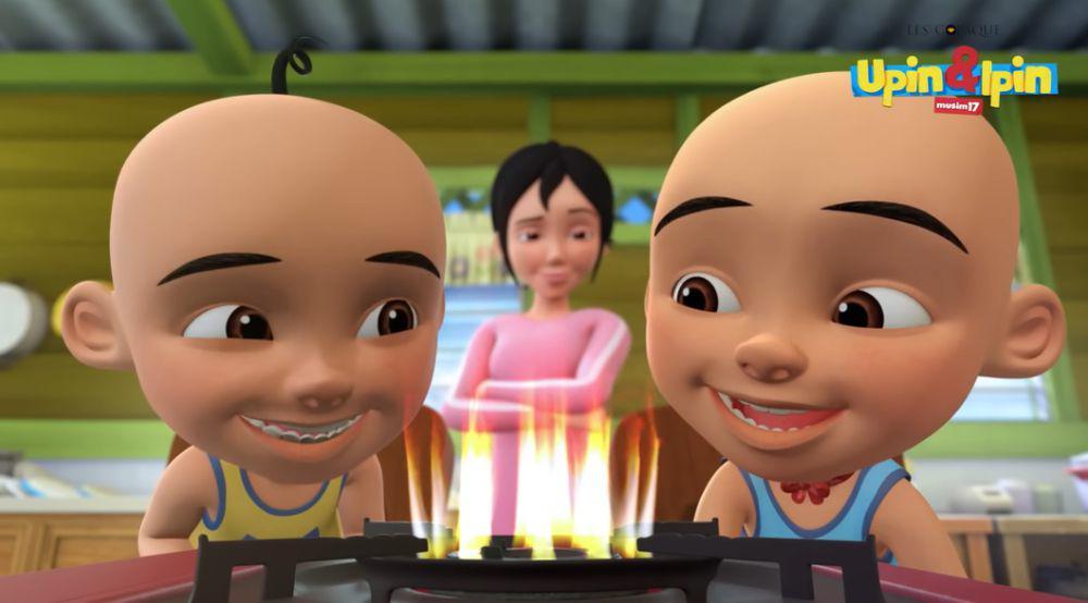 Upin dan Ipin memasak (dok. Les Copaque Production/Upin & Ipin)