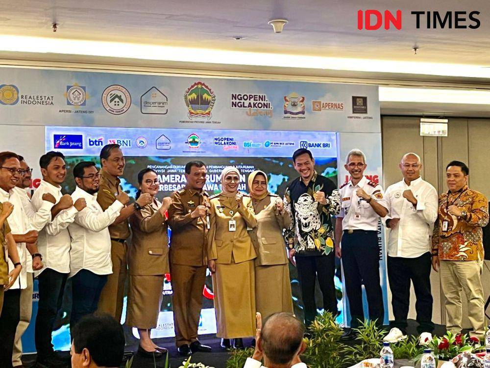 Forum Komunikasi Developer Jateng bekerjasama dengan Dinas Perumahan Rakyat dan Kawasan Permukiman (Disperakim) Jateng menyelenggarakan pameran perumahan Jateng Omah Expo 3 di Mal Ciputra Semarang pada15-26 Mei 2025. (IDN Times/Anggun Puspitoningrum)