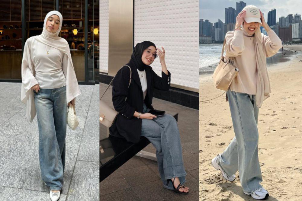 8 Inspirasi Outfit Paduan Celana Jeans ala Pamela Agatha, Menawan!