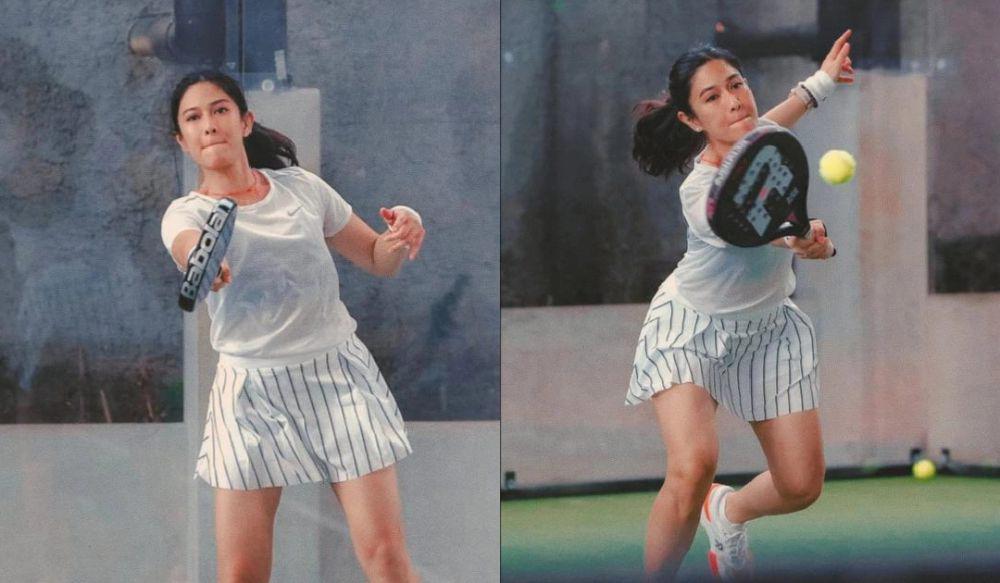 7 Potret Dian Sastro saat Bermain Padel, Tampil Keren!