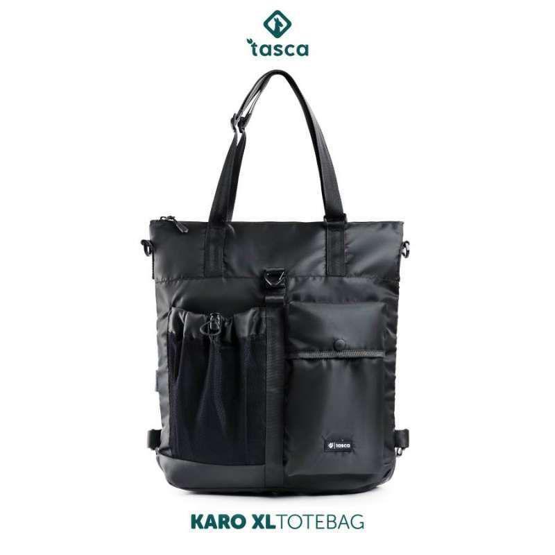 tasca Karo Tote Bag 3 in 1 Black (blibli.com/Tasca)