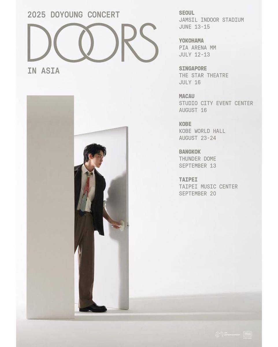 poster tur Asia Doyoung NCT (instagram.com/nct)