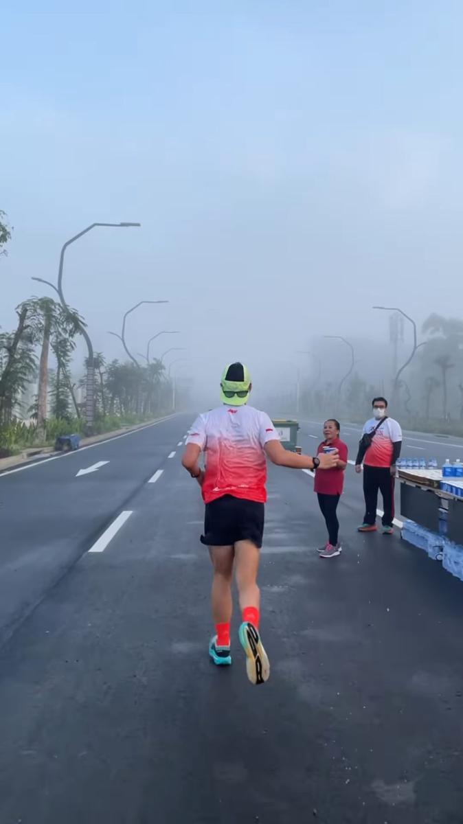 Daniel Mananta lomba lari di IKN (instagram.com/vjdaniel)