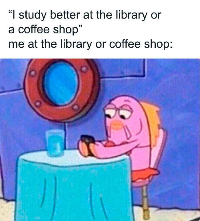 meme SpongeBob tentang kopi (reddit.com/user/MidnightHavoc_)