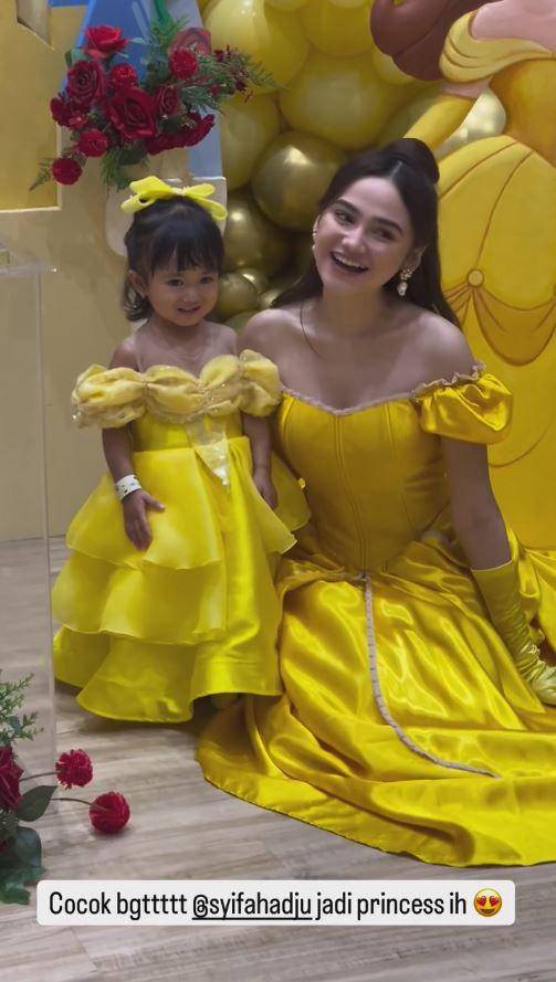 Syifa Hadju jadi Princess Belle (Instagram.com/kesharatuliu05)