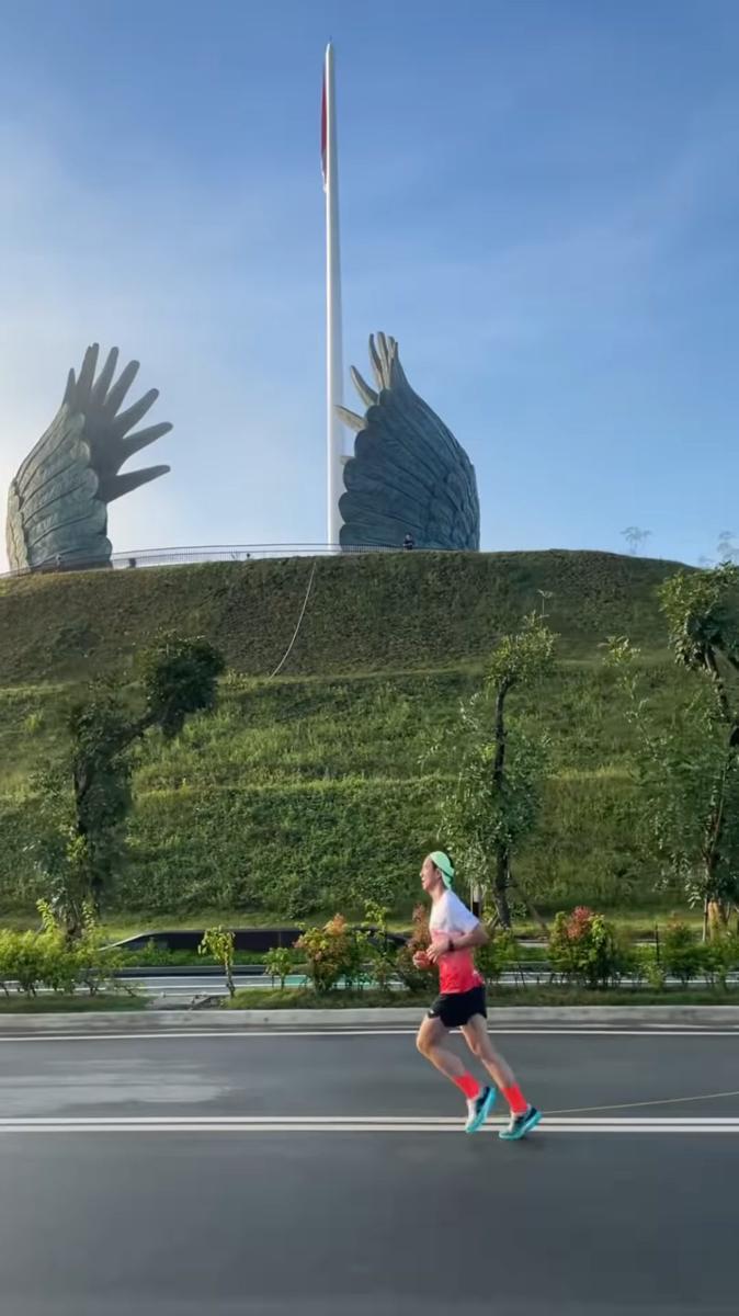 Daniel Mananta lomba lari di IKN (instagram.com/vjdaniel)
